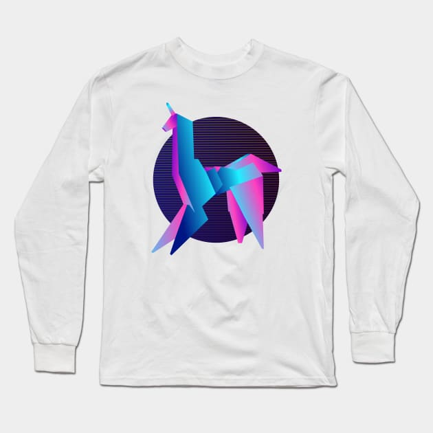 Unicorn / Blade Runner Long Sleeve T-Shirt by kyousaurus